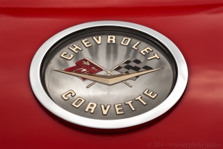 1958 Corvette Hood Emblem